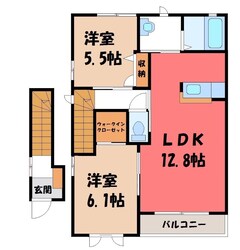 クレールメゾンＦの物件間取画像